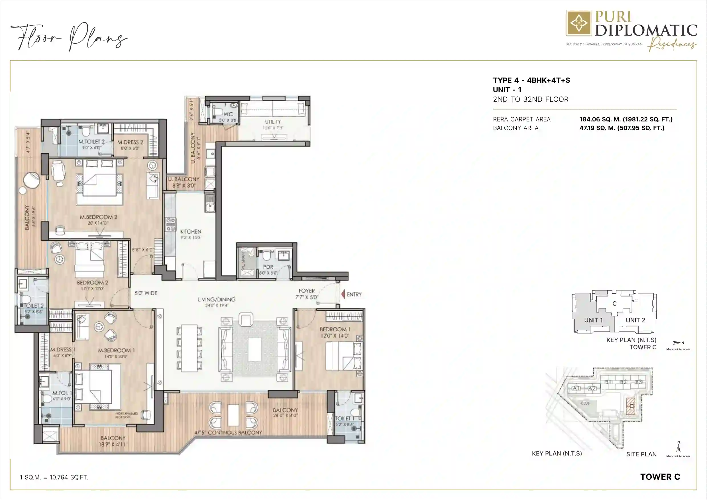 4.5BHK+Study+Servant